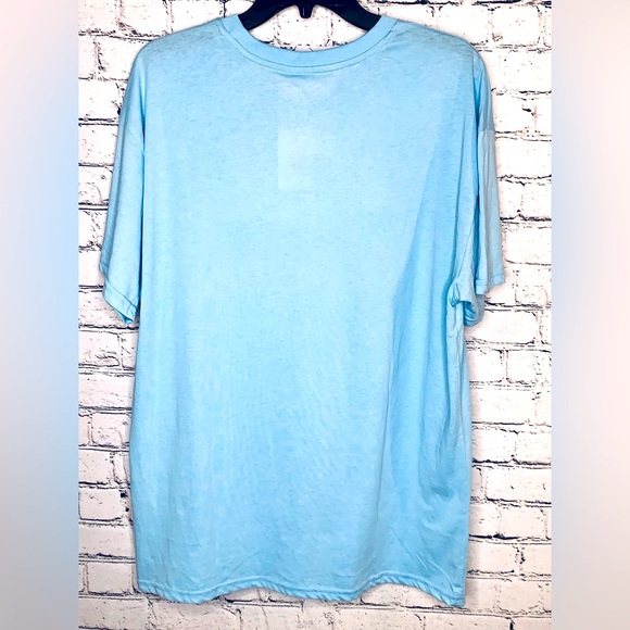 Clover + Pine Women’s Large Funny Coffee Lovers T-Shirt Baby Blue- NWT - Picture 2 of 4